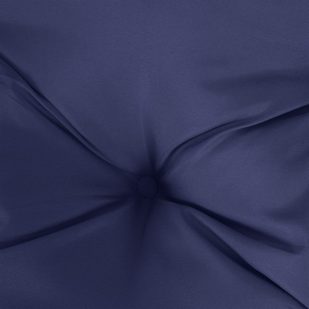 vidaXL Coussin de banc de jardin bleu marine 200x50x7 cm tissu oxford