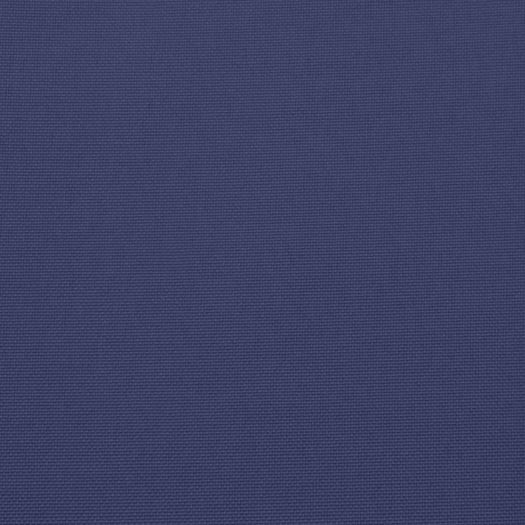 vidaXL Coussin de banc de jardin bleu marine 200x50x7 cm tissu oxford