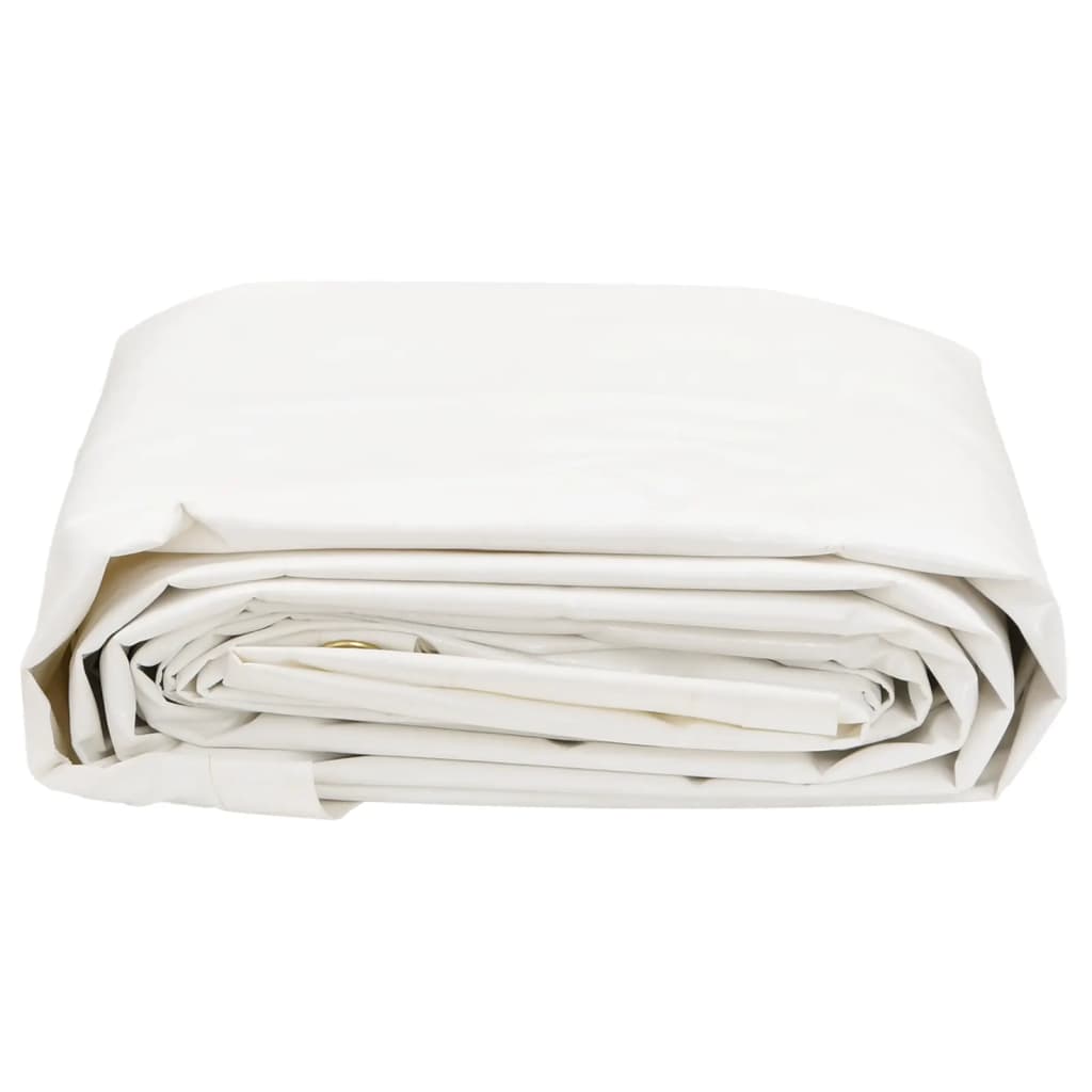 vidaXL Bâche blanc 1x2,5 m 650 g/m²