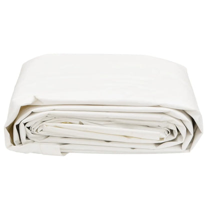 vidaXL Bâche blanc 1x2,5 m 650 g/m²