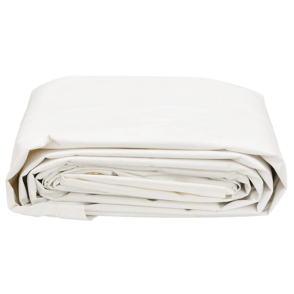vidaXL Bâche blanc 1,5x2,5 m 650 g/m²