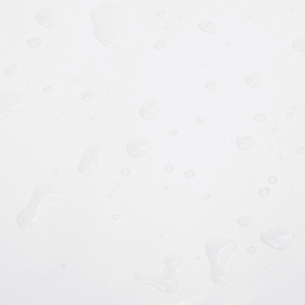vidaXL Bâche blanc 1,5x2,5 m 650 g/m²