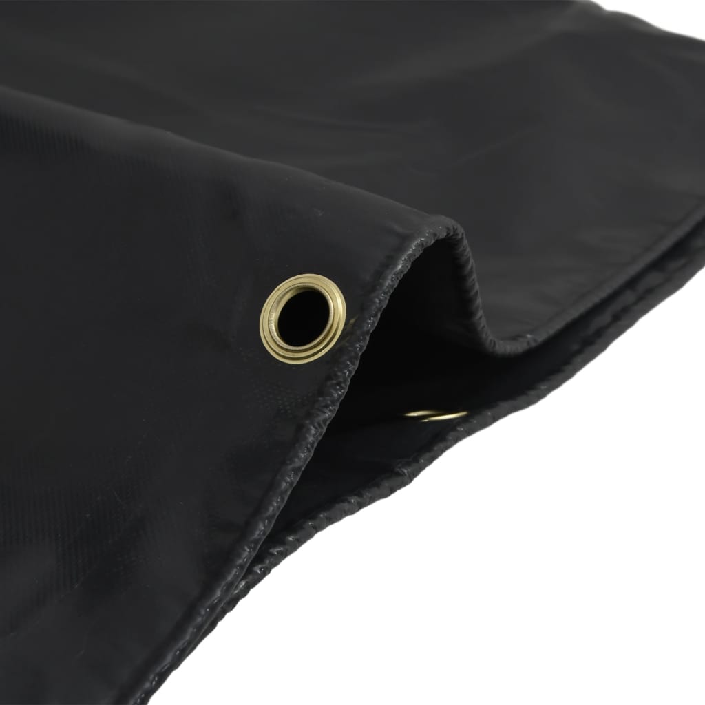 vidaXL Bâche noir 2,5x4,5 m 650 g/m²