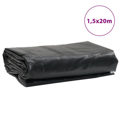 vidaXL Bâche anthracite 1,5x20 m 650 g/m²