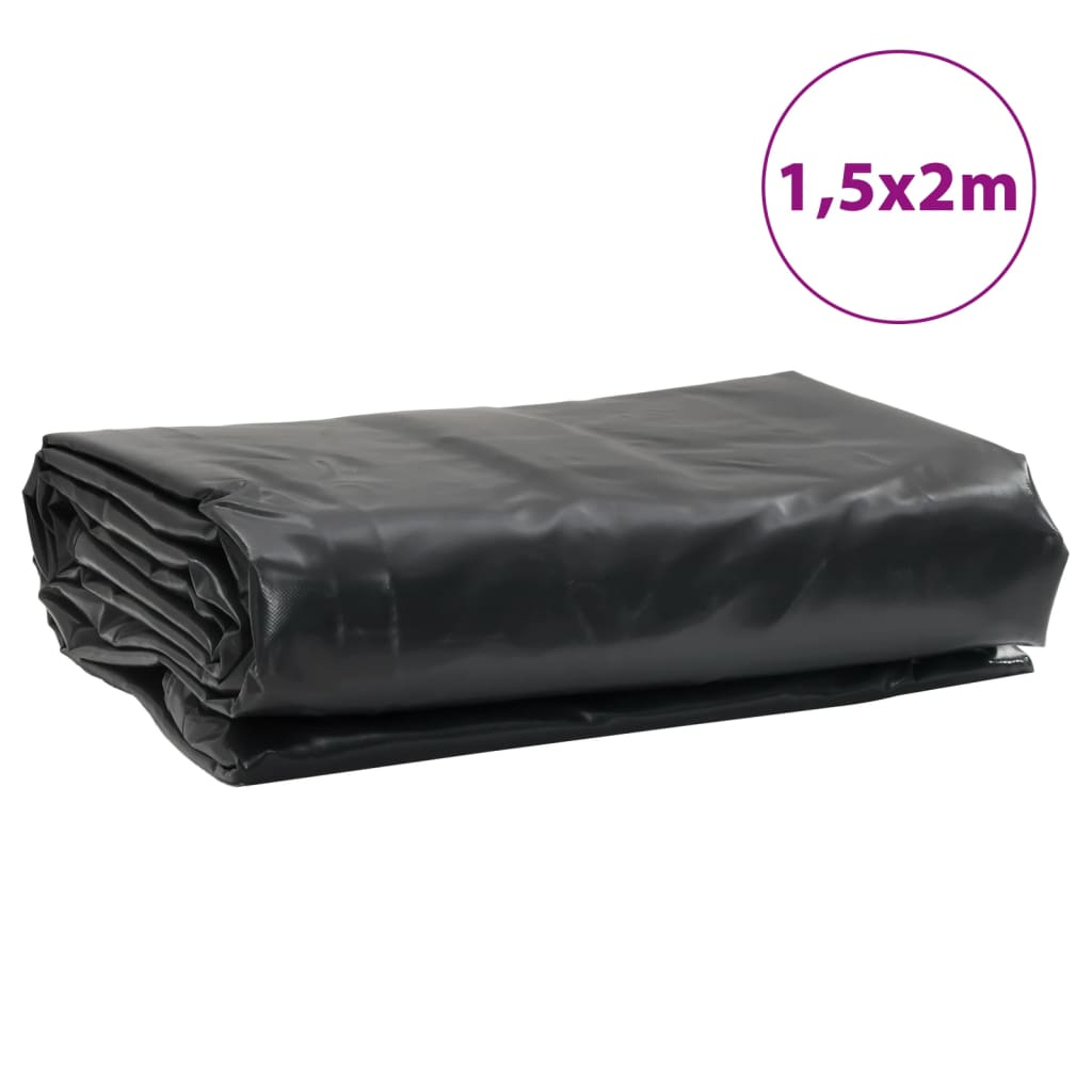vidaXL Bâche anthracite 1,5x2 m 650 g/m²