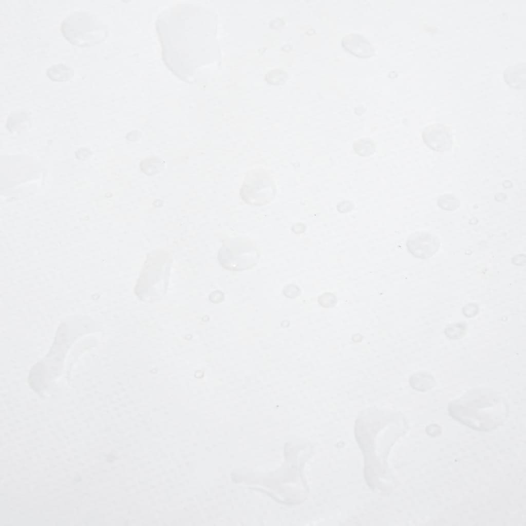 vidaXL Bâche blanc 3x3 m 650 g/m²