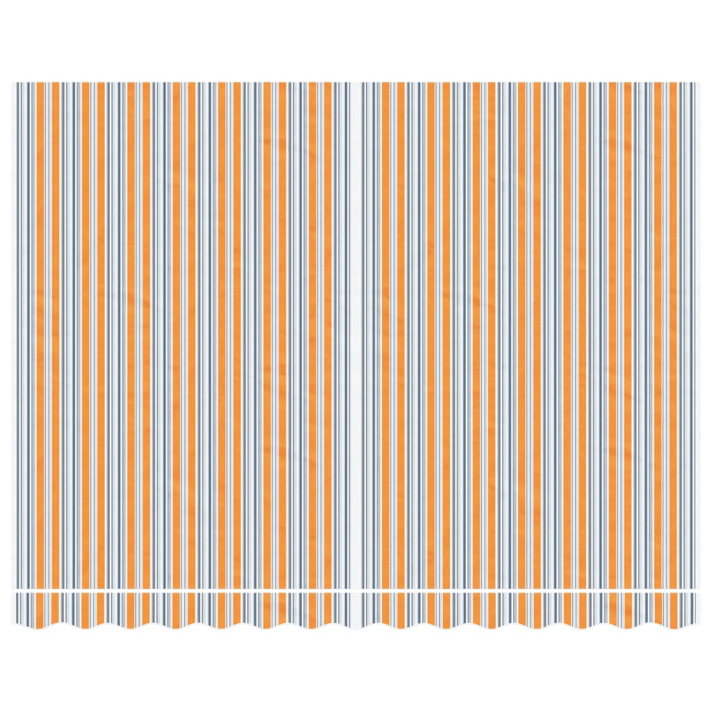 vidaXL Tissu de remplacement pour auvent rayures multicolores 3,5x2,5m