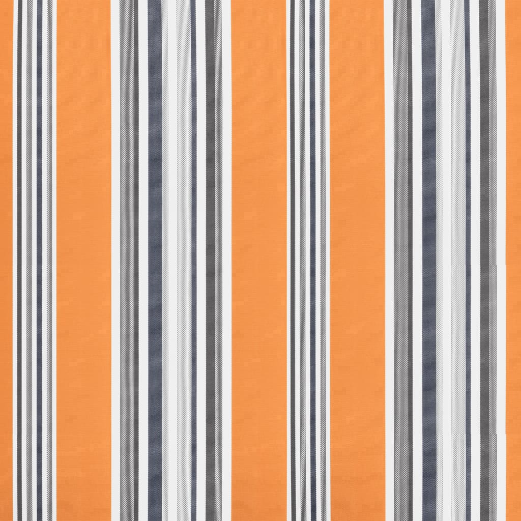 vidaXL Tissu de remplacement pour auvent rayures multicolores 3,5x2,5m