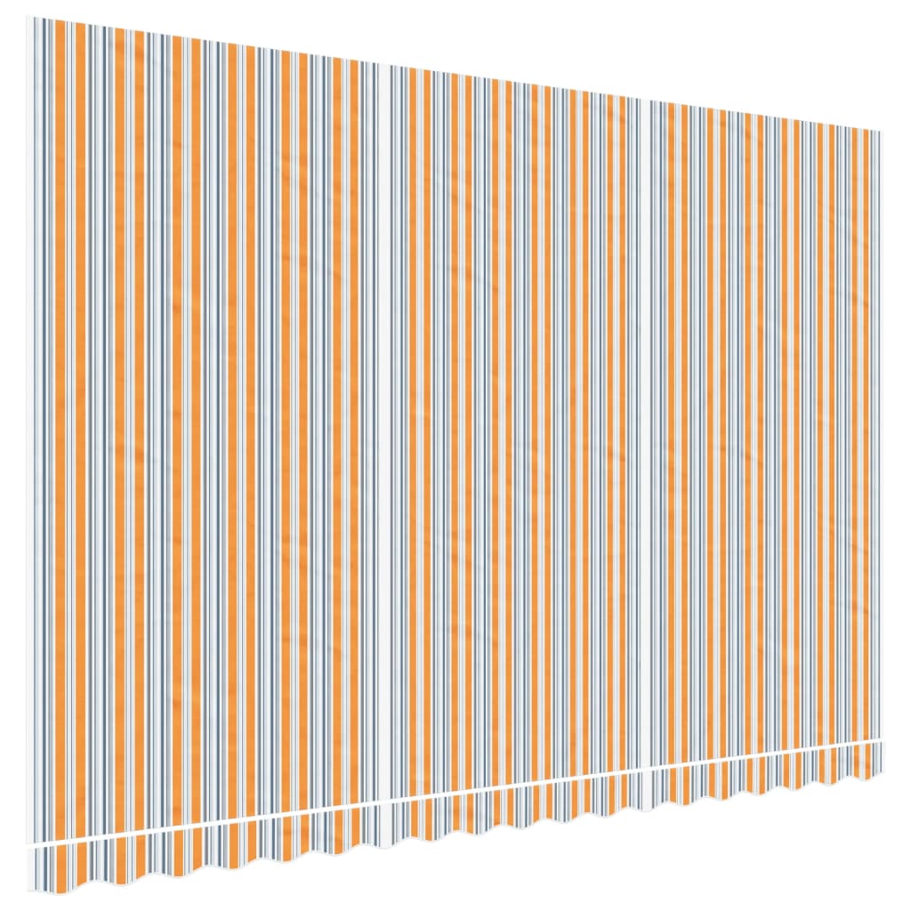 vidaXL Tissu de remplacement pour auvent rayures multicolores 4,5x3 m