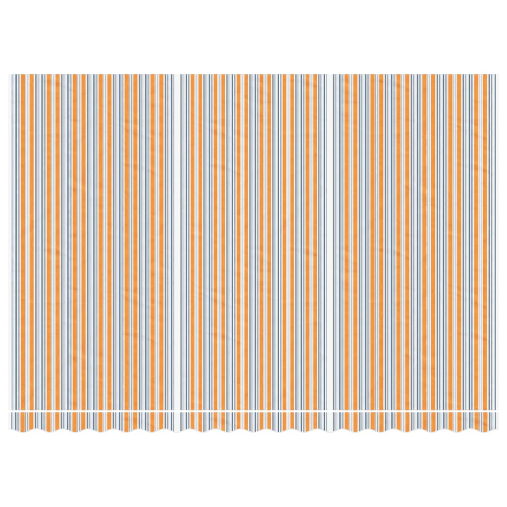 vidaXL Tissu de remplacement pour auvent rayures multicolores 4,5x3 m