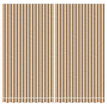 vidaXL Tissu de remplacement pour auvent rayures multicolores 4x3,5 m
