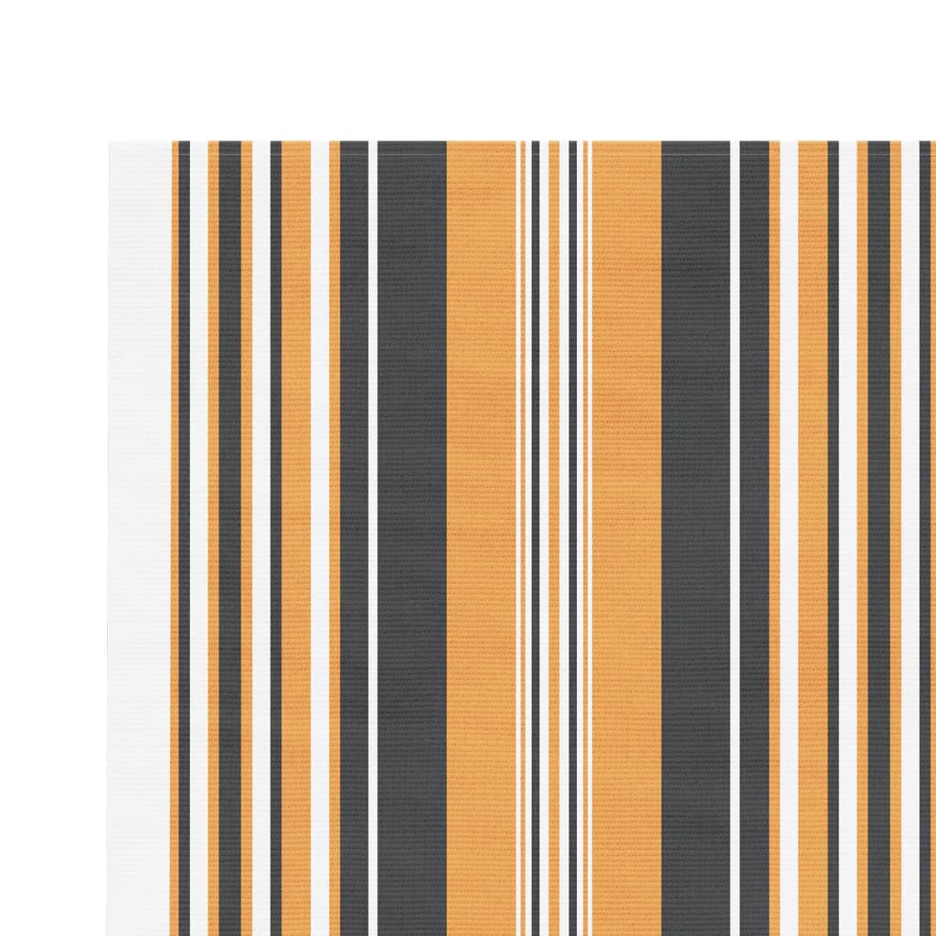 vidaXL Tissu de remplacement pour auvent rayures multicolores 4x3,5 m