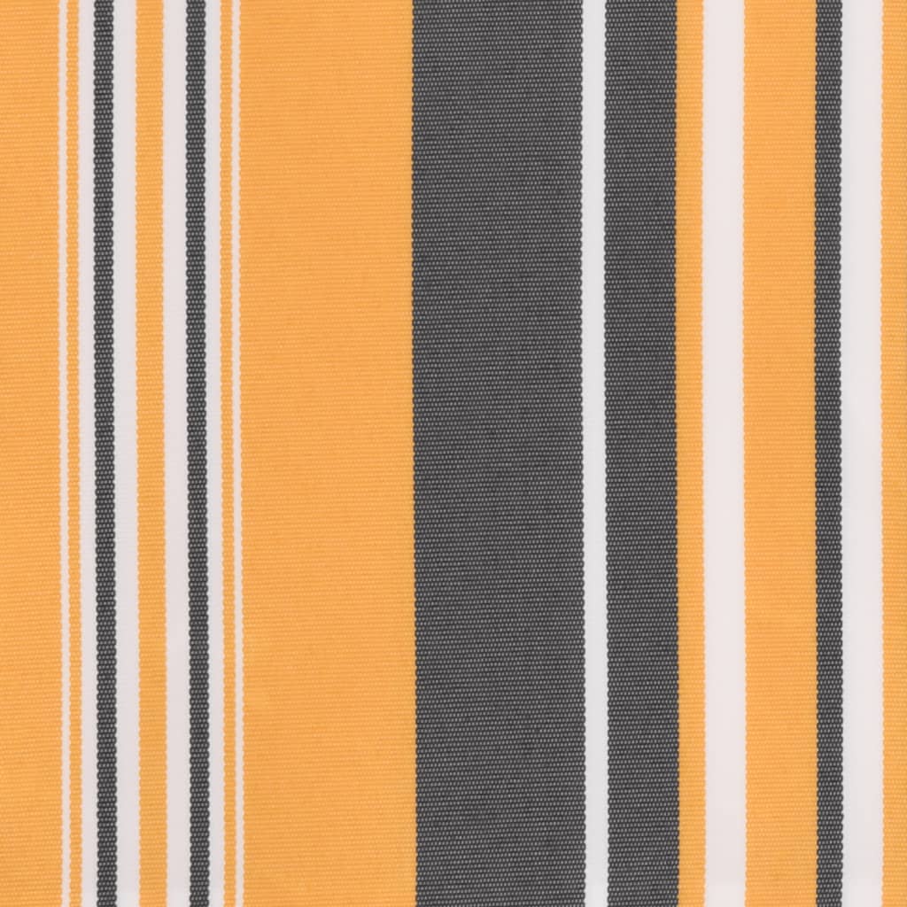 vidaXL Tissu de remplacement pour auvent rayures multicolores 4x3,5 m