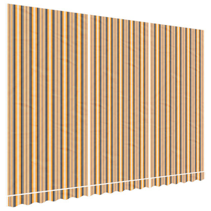 vidaXL Tissu de remplacement pour auvent rayures multicolores 4,5x3 m