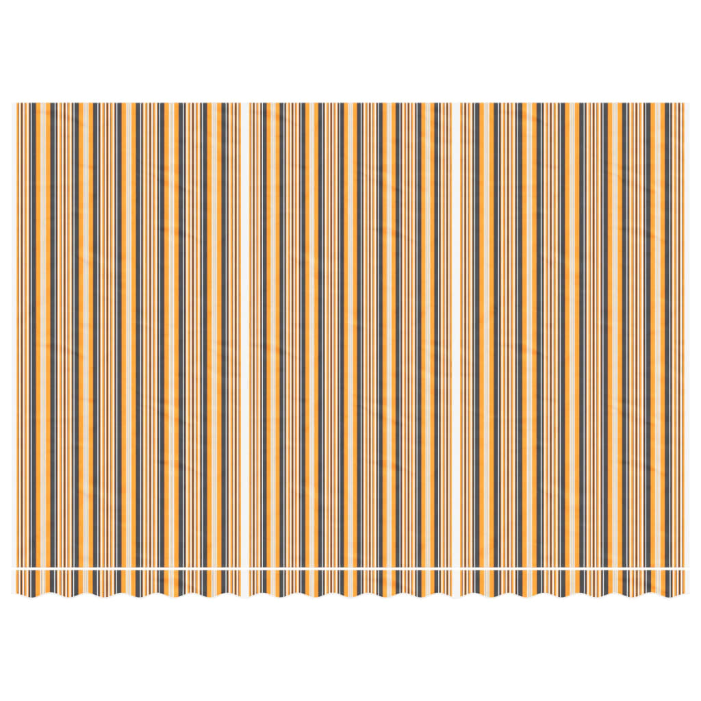 vidaXL Tissu de remplacement pour auvent rayures multicolores 4,5x3 m