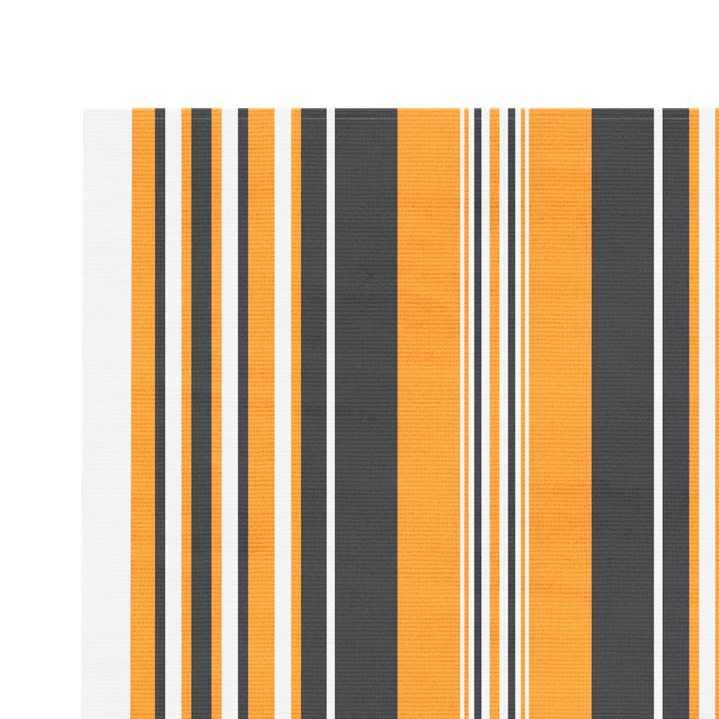 vidaXL Tissu de remplacement pour auvent rayures multicolores 4,5x3 m