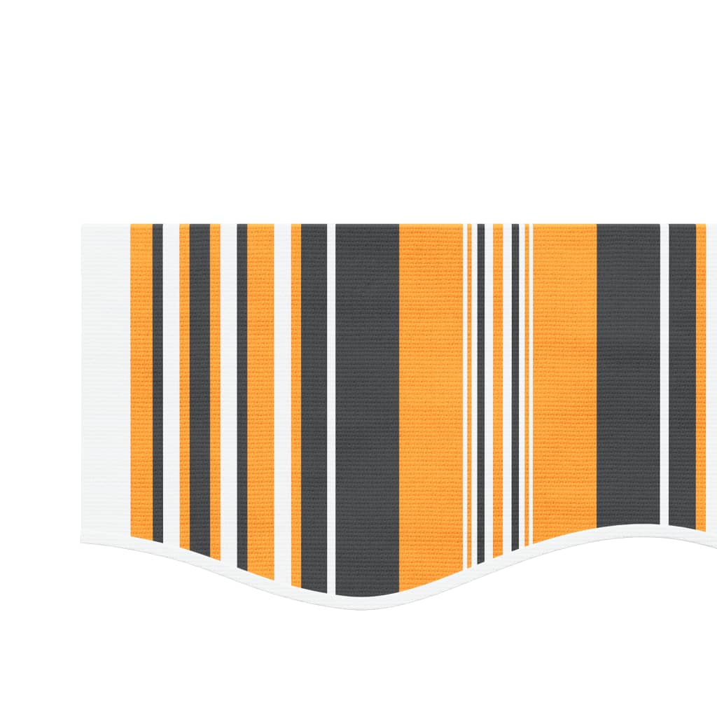 vidaXL Tissu de remplacement pour auvent rayures multicolores 4,5x3 m