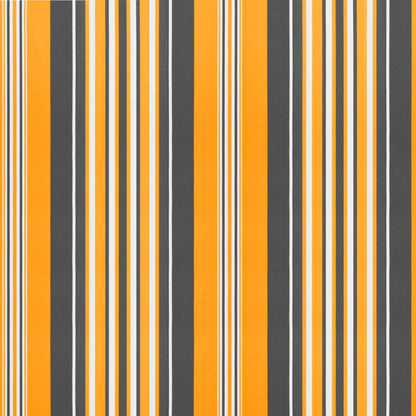 vidaXL Tissu de remplacement pour auvent rayures multicolores 4,5x3 m