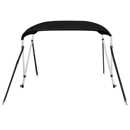 vidaXL Auvent bimini à 2 arceaux noir 178x138x96 cm