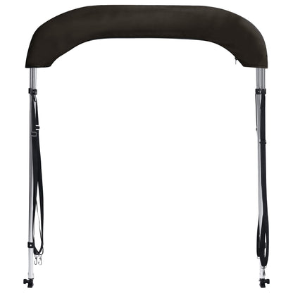 vidaXL Auvent bimini à 2 arceaux noir 178x138x96 cm