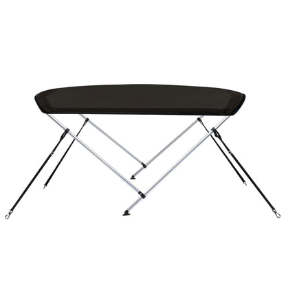 vidaXL Auvent bimini à 2 arceaux noir 179x156x93 cm
