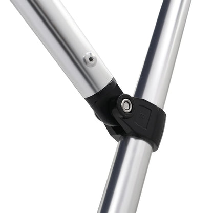 vidaXL Auvent bimini à 4 arceaux gris 236x199x135 cm