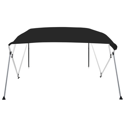 vidaXL Auvent bimini à 4 arceaux noir 239x184x131 cm