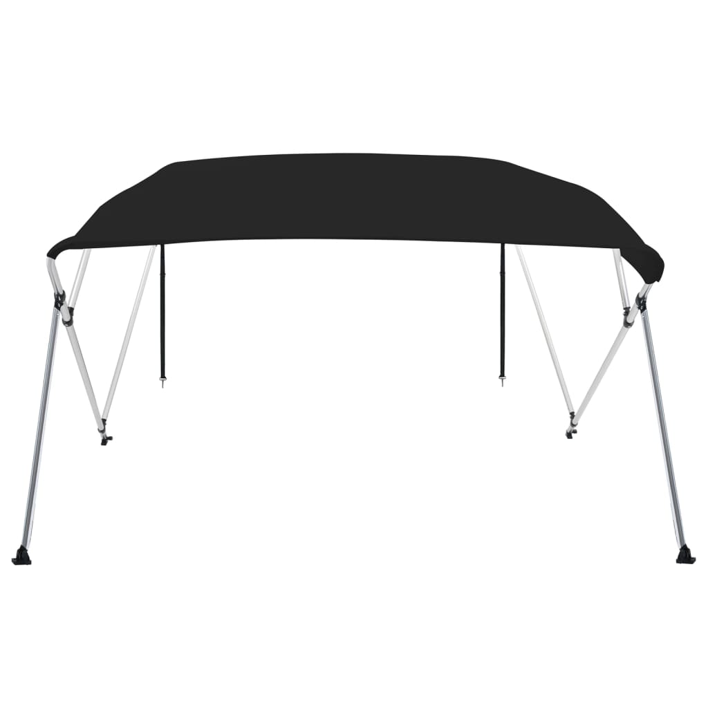 vidaXL Auvent bimini à 4 arceaux noir 243x250x131 cm