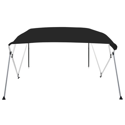 vidaXL Auvent bimini à 4 arceaux noir 243x250x131 cm