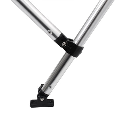 vidaXL Auvent bimini à 4 arceaux noir 243x250x131 cm