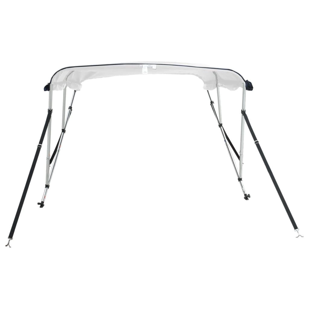 vidaXL Toit bimini à 4 arceaux parois latérales 243x(230-244)x137 cm