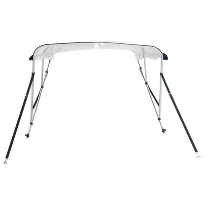 vidaXL Toit bimini à 4 arceaux parois latérales 243x(230-244)x137 cm