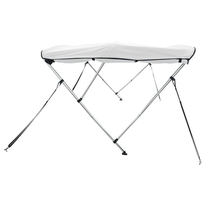 vidaXL Toit bimini à 4 arceaux parois latérales 243x(230-244)x137 cm