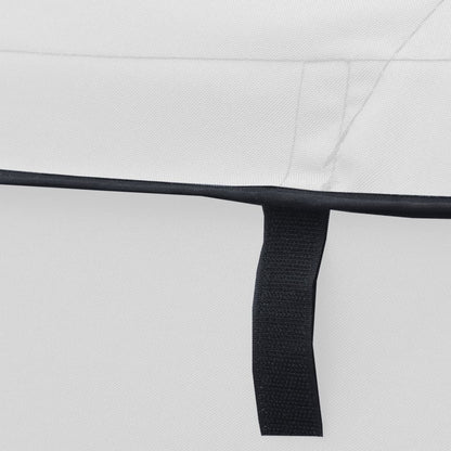 vidaXL Toit bimini à 4 arceaux parois latérales 243x(230-244)x137 cm