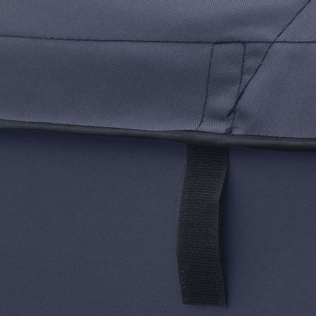 vidaXL Toit bimini à 4 arceaux parois latérales 243x(200-213)x137 cm