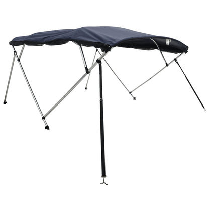 vidaXL Toit bimini à 3 arceaux parois en maille 183x(170-182)x137 cm