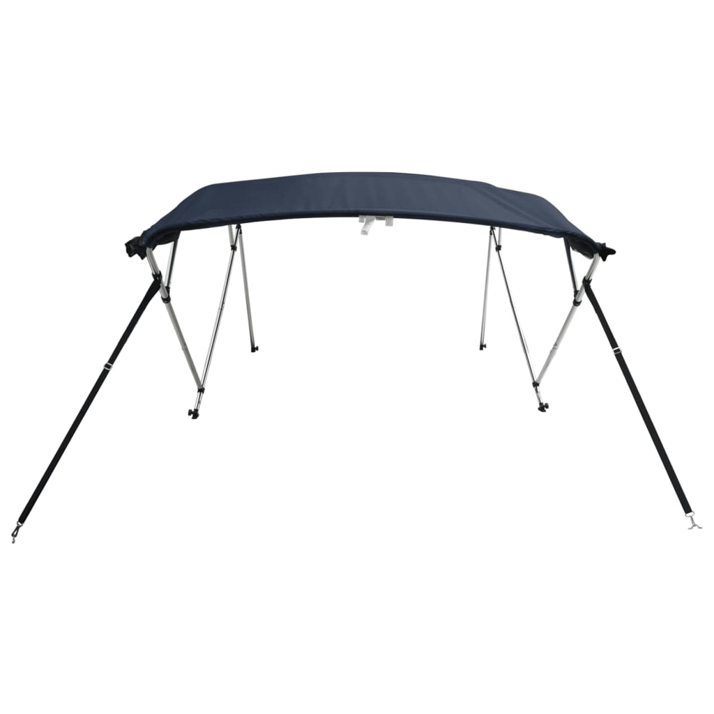 vidaXL Toit bimini à 3 arceaux parois en maille 183x(170-182)x137 cm