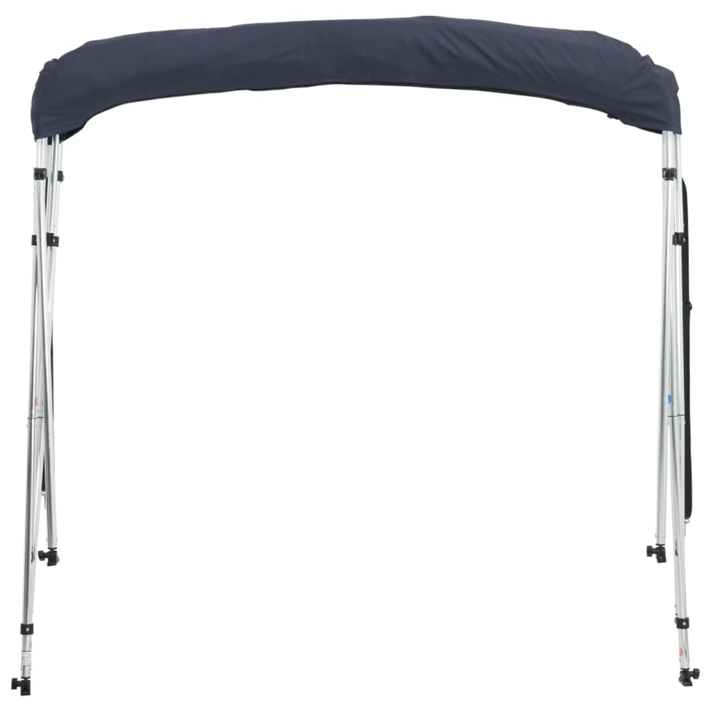 vidaXL Toit bimini à 3 arceaux parois en maille 183x(170-182)x137 cm