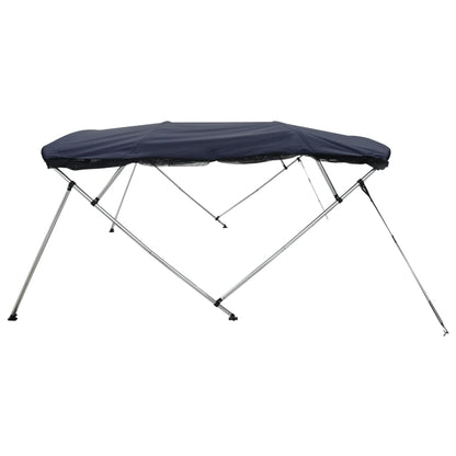 vidaXL Toit bimini à 3 arceaux parois en maille 183x(170-182)x137 cm