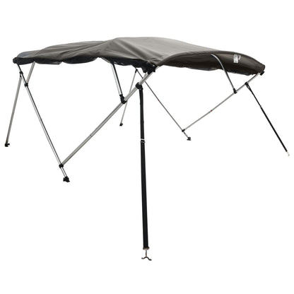 vidaXL Toit bimini à 3 arceaux parois en maille 183x(170-182)x137 cm