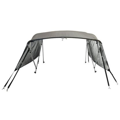 vidaXL Toit bimini à 3 arceaux parois en maille 183x(170-182)x137 cm
