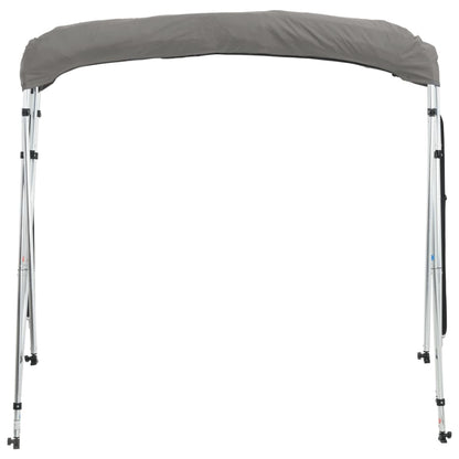 vidaXL Toit bimini à 3 arceaux parois en maille 183x(170-182)x137 cm