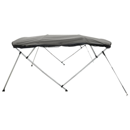 vidaXL Toit bimini à 3 arceaux parois en maille 183x(170-182)x137 cm
