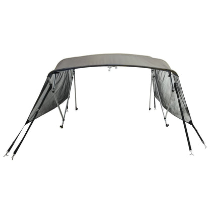 vidaXL Toit bimini à 3 arceaux parois en maille 183x(185-198)x137 cm