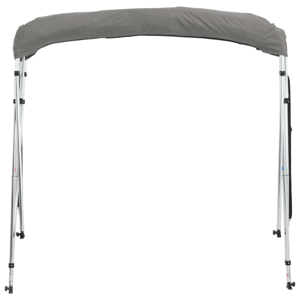 vidaXL Toit bimini à 3 arceaux parois en maille 183x(185-198)x137 cm