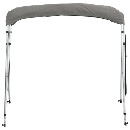 vidaXL Toit bimini à 3 arceaux parois en maille 183x(185-198)x137 cm