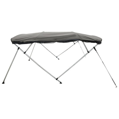 vidaXL Toit bimini à 3 arceaux parois en maille 183x(185-198)x137 cm