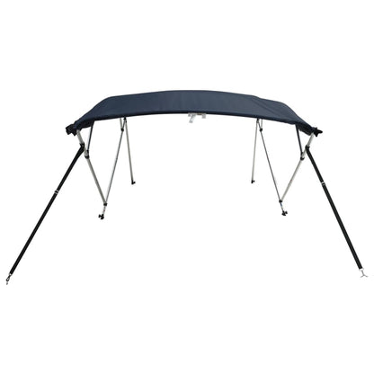 vidaXL Toit bimini à 4 arceaux parois en maille 243x(170-182)x137 cm