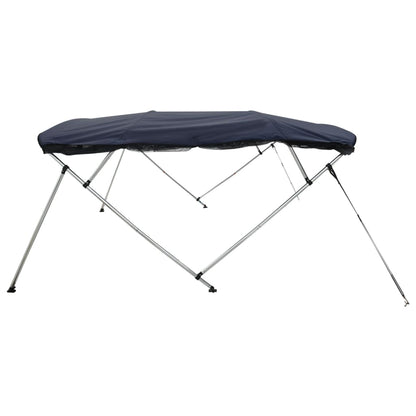 vidaXL Toit bimini à 4 arceaux parois en maille 243x(170-182)x137 cm