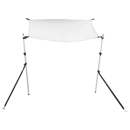 vidaXL Extension d'ombrage T-Top blanc 170x170x(113-182,5) cm